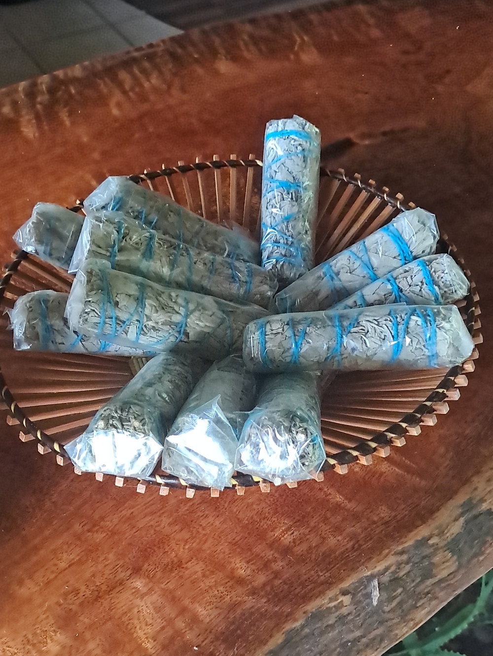 A Lot Of Blue-Trim White Sage Smudge Sticks